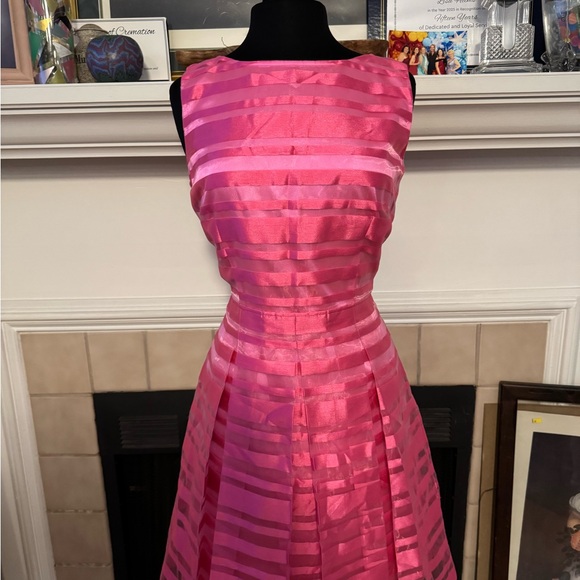 Tahari by Arthur Levine Pink Cocktail Dress - Picture 3 of 5